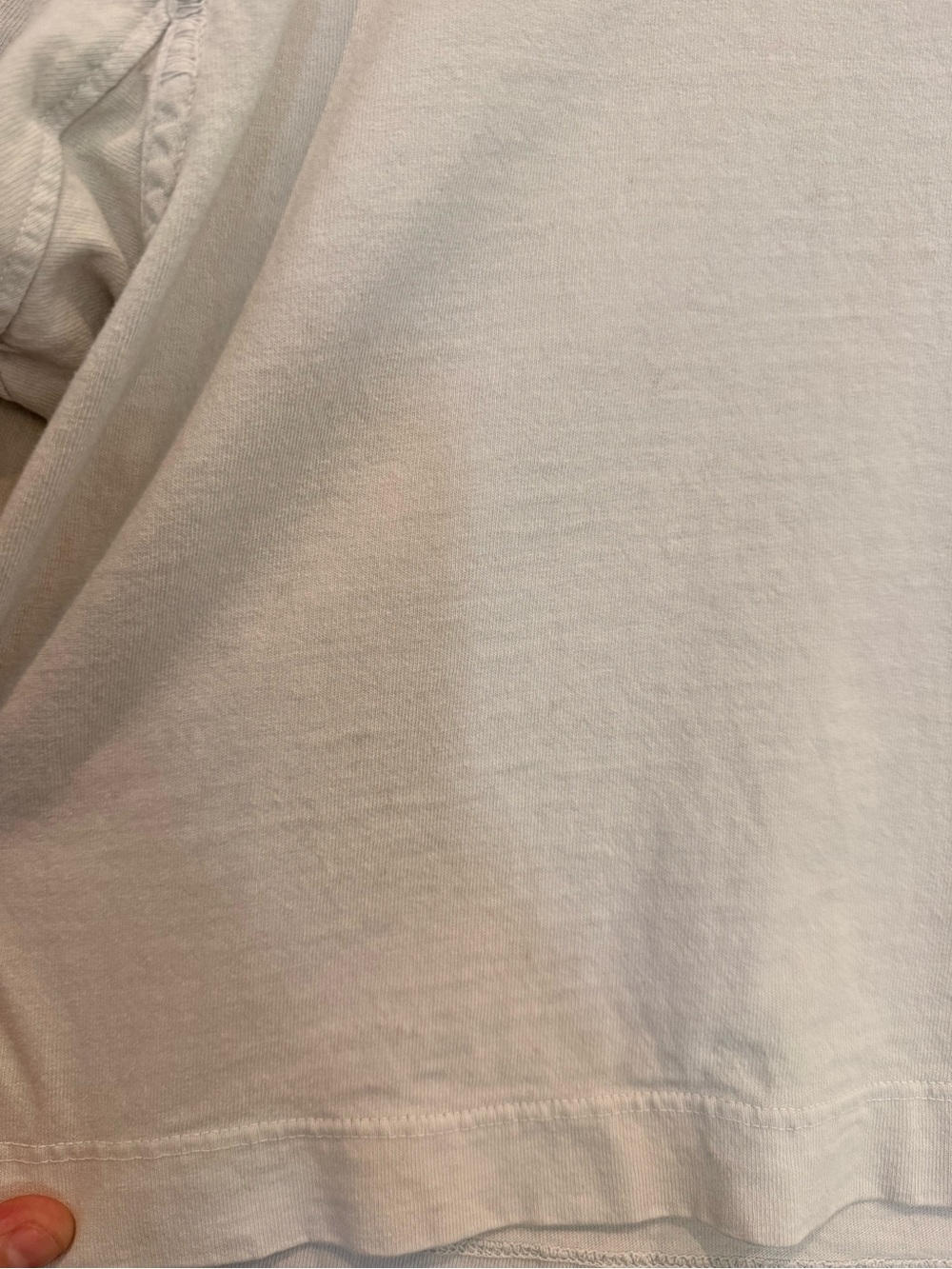 Joah Brown Boxy Cropped Tee Soft White - Picture 9 of 13